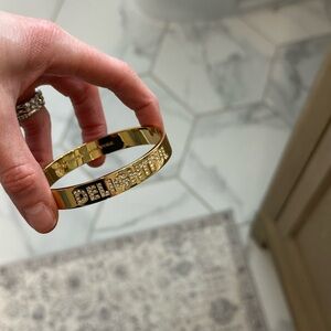 Kate Spade Gold and Black Bracelet